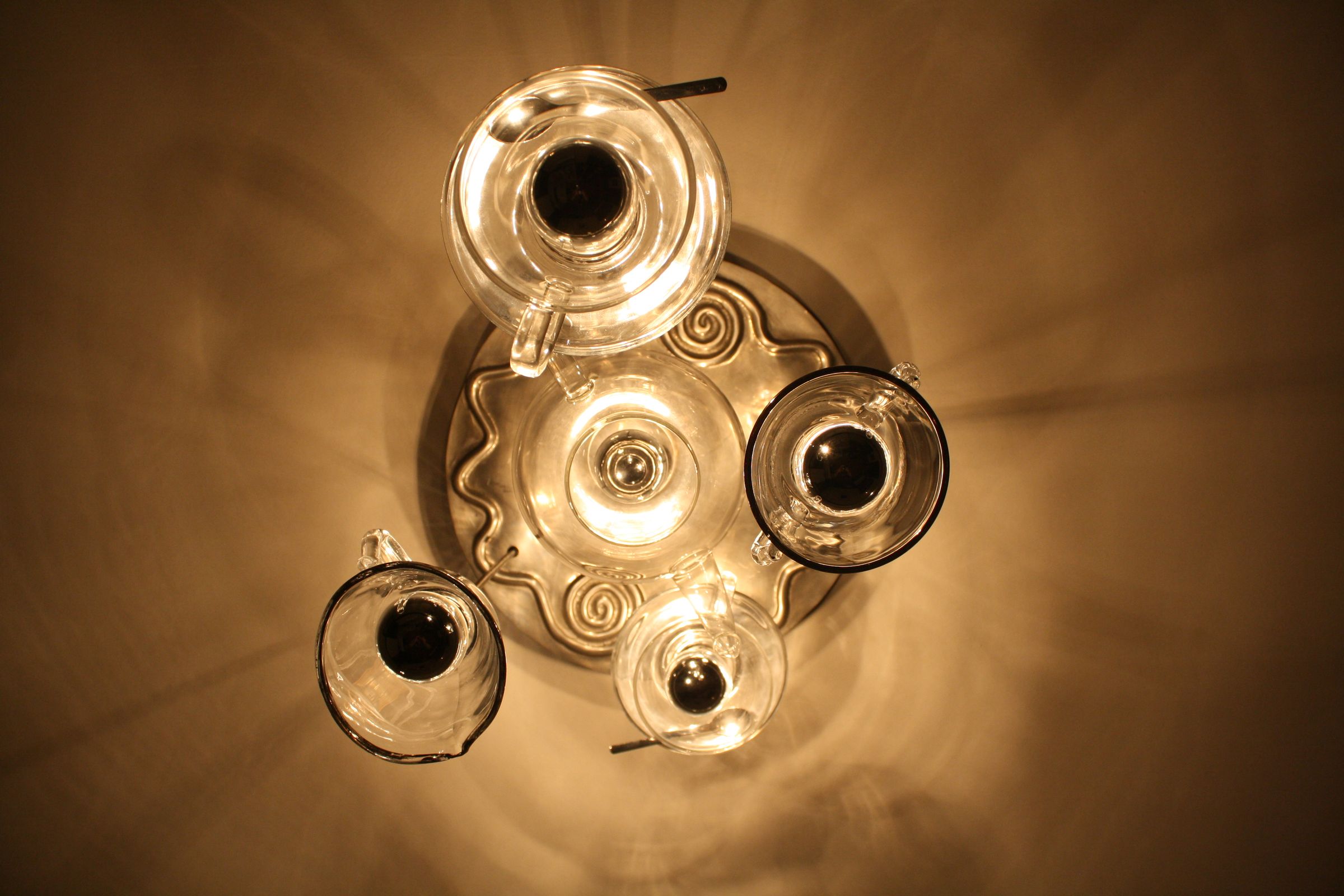 Tea Light for Two Make Your Own Pendant Light From a Tea Set 8