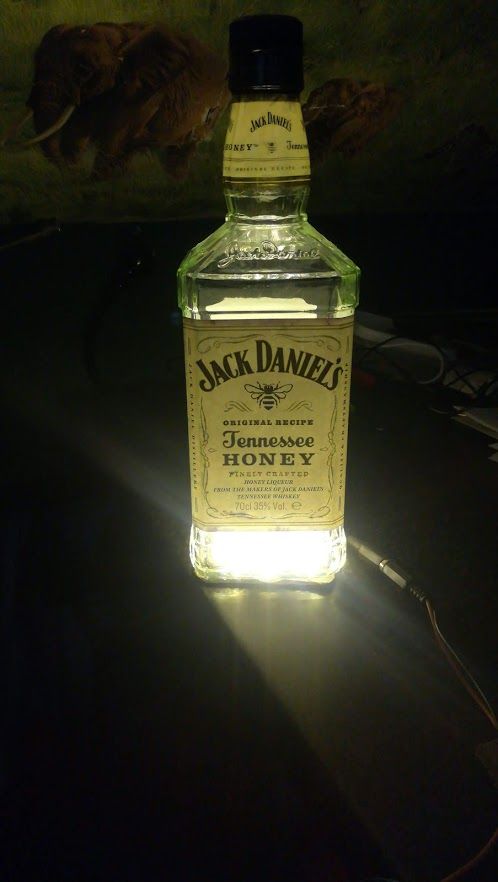Jack Daniels Lamp : 3 Steps - Instructables
