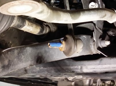 Replace the Left Axle and Reattach the Control Arms. 