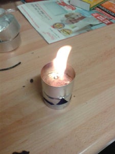 Paraffin Wax Vapour Stove Concept Test. 