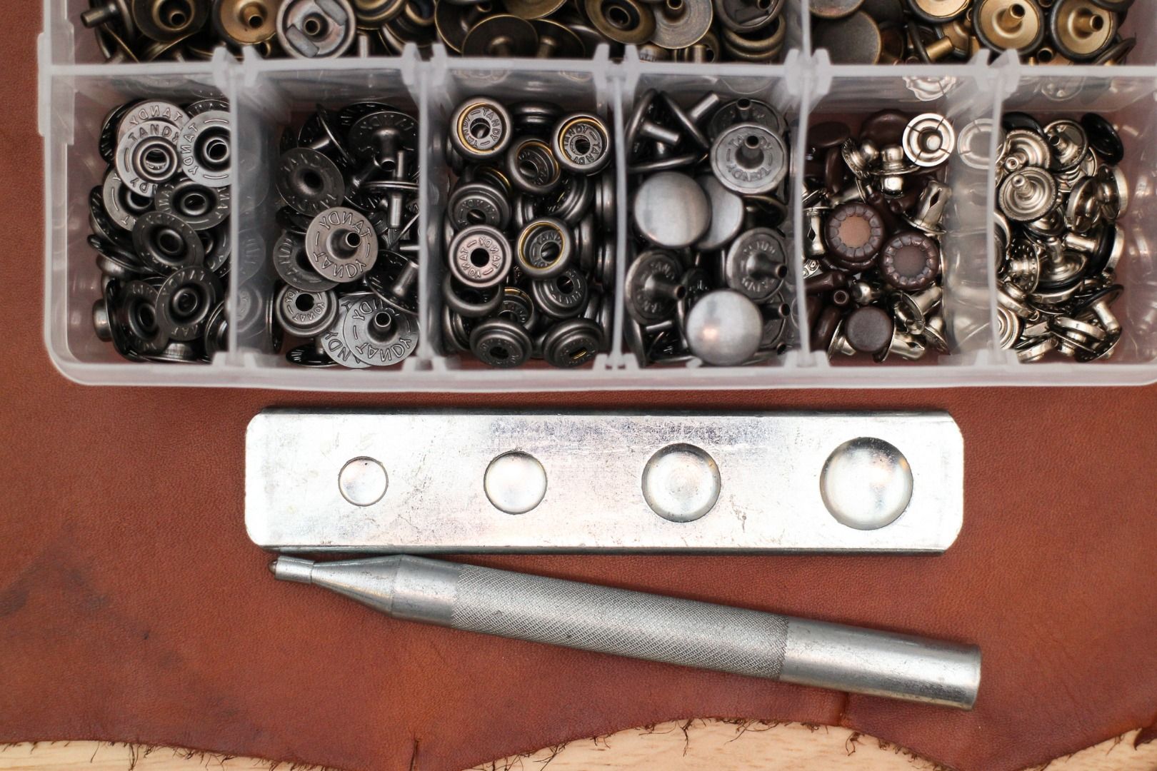 Leather Hardware Snaps 5 Steps Instructables