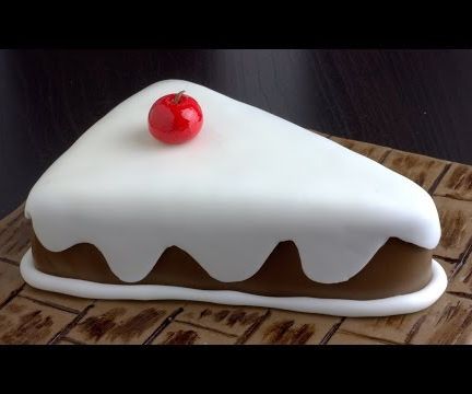 How to Make a Beautiful Fondant Cake Slice
