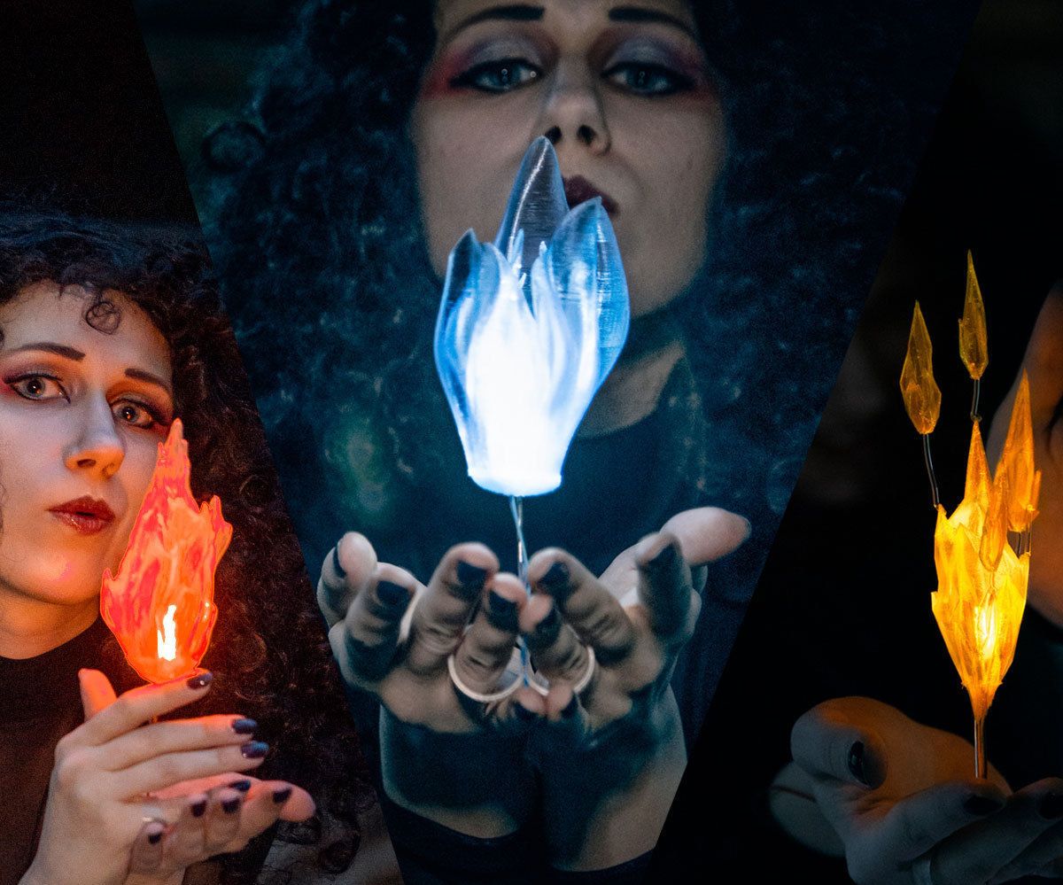 Cosplay Spells (Firebolt, Icebolt, Lightning)