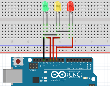 How to Blink 3 LEDs Using Arduino