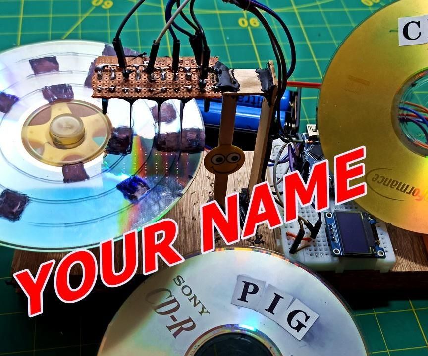 Your Name Hidden in Binary Code Inside the CD!