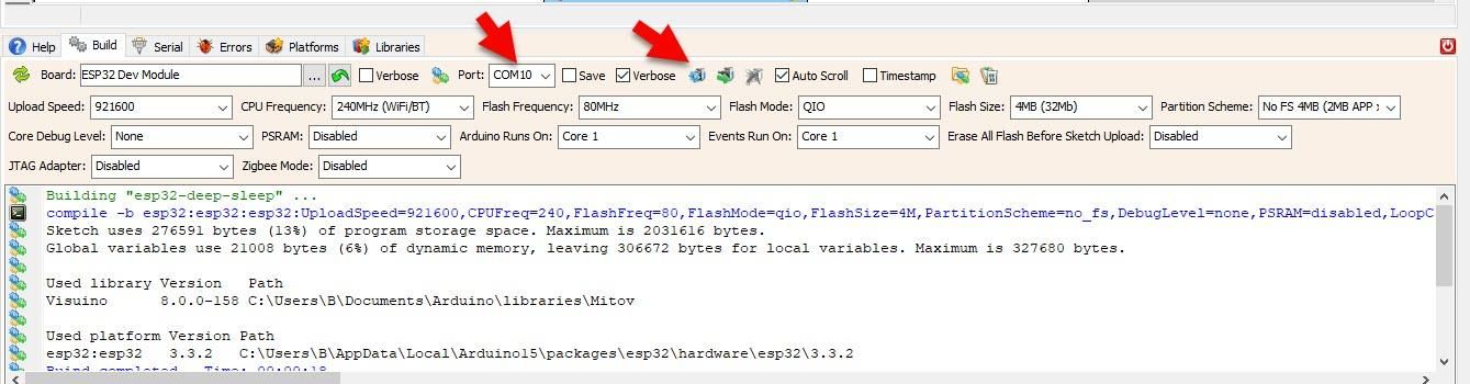 Generate, Compile, and Upload the Code