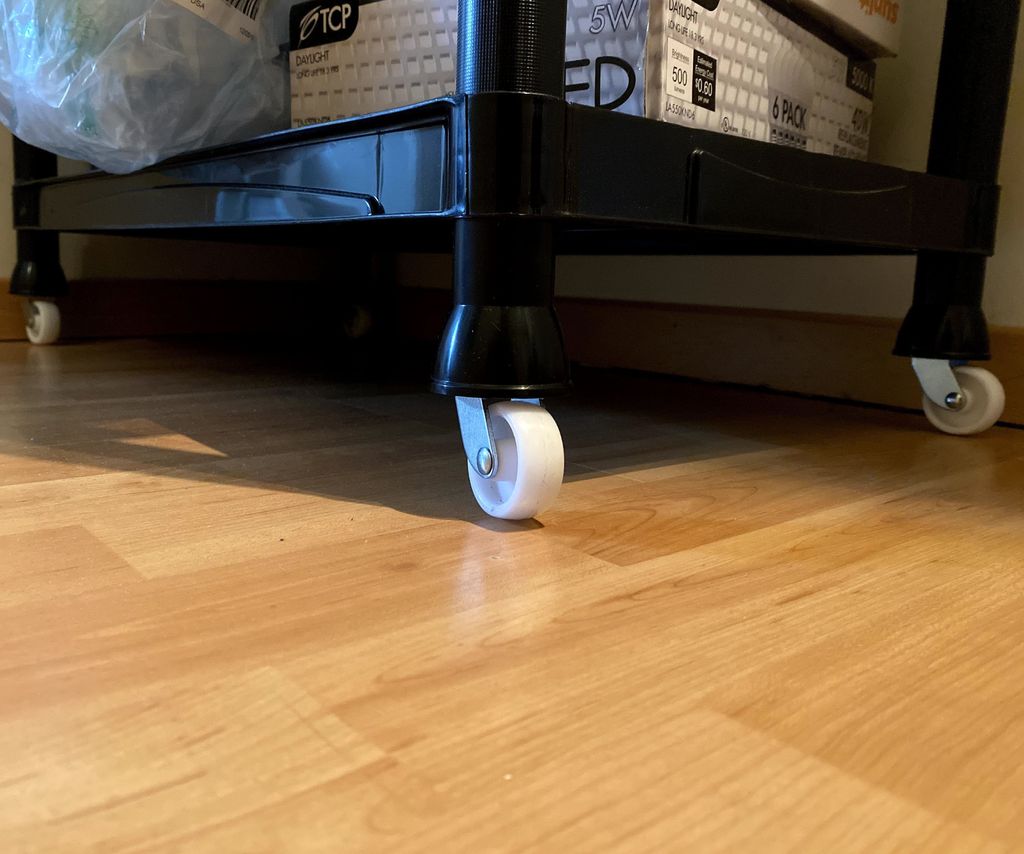 Caster Adapter for Shelf Rack 4 Steps Instructables