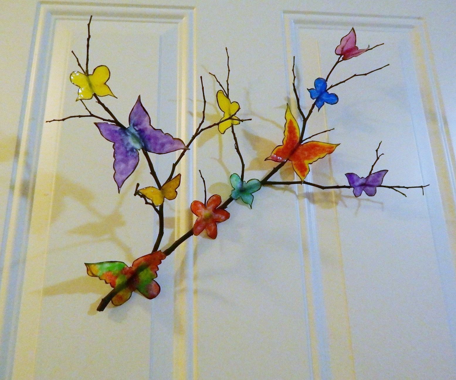 Recycled Butterfly Wall Art - 3D 