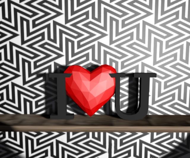 I Love You Papercraft DIY Project