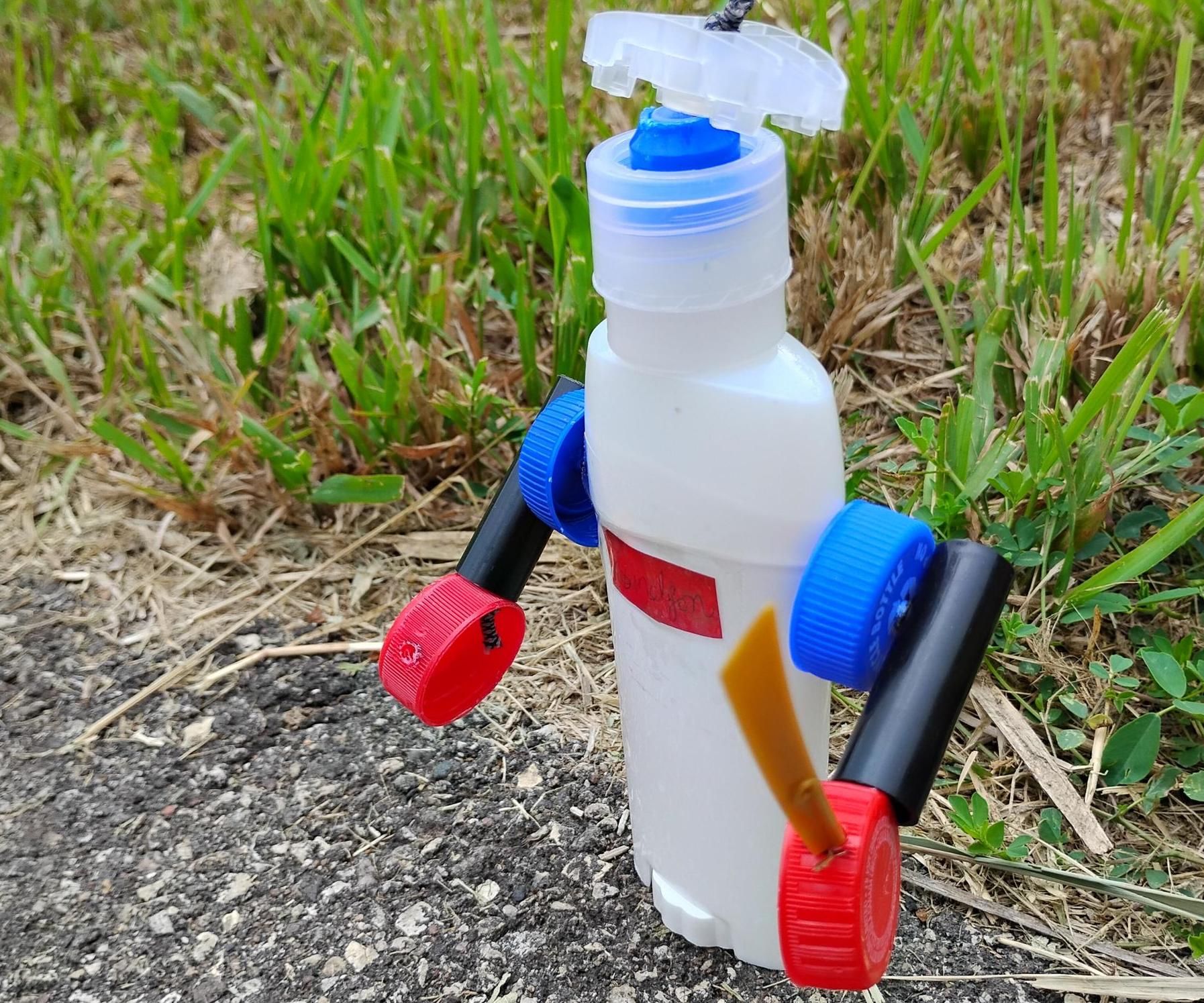 Smelgon: Upcycle a Deodorant Container Into a Retro Robot Figure!
