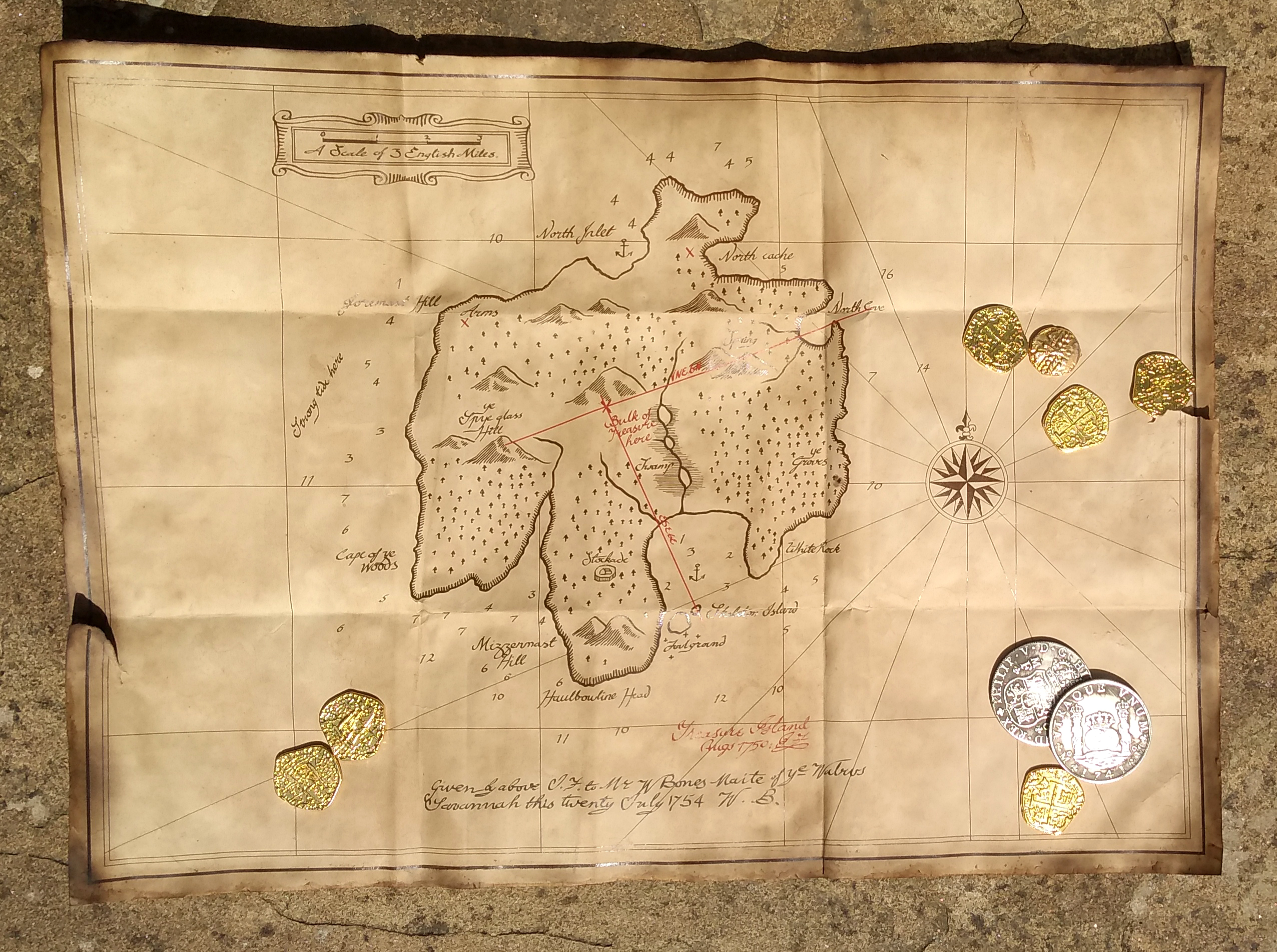Treasure Island Maps FJTN50DK9R4G5YC