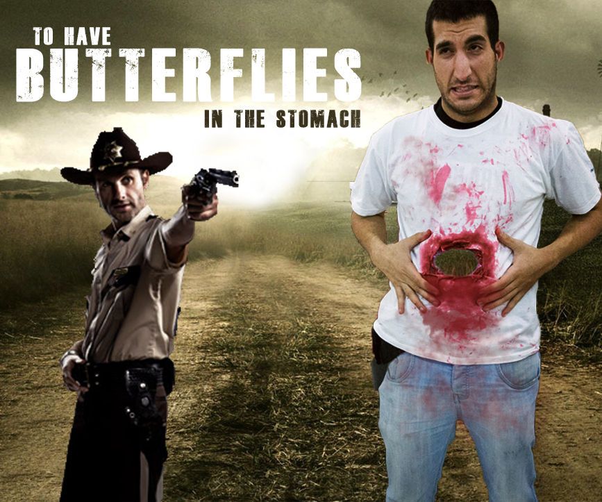 Stomach Shot - Halloween Costume 2014