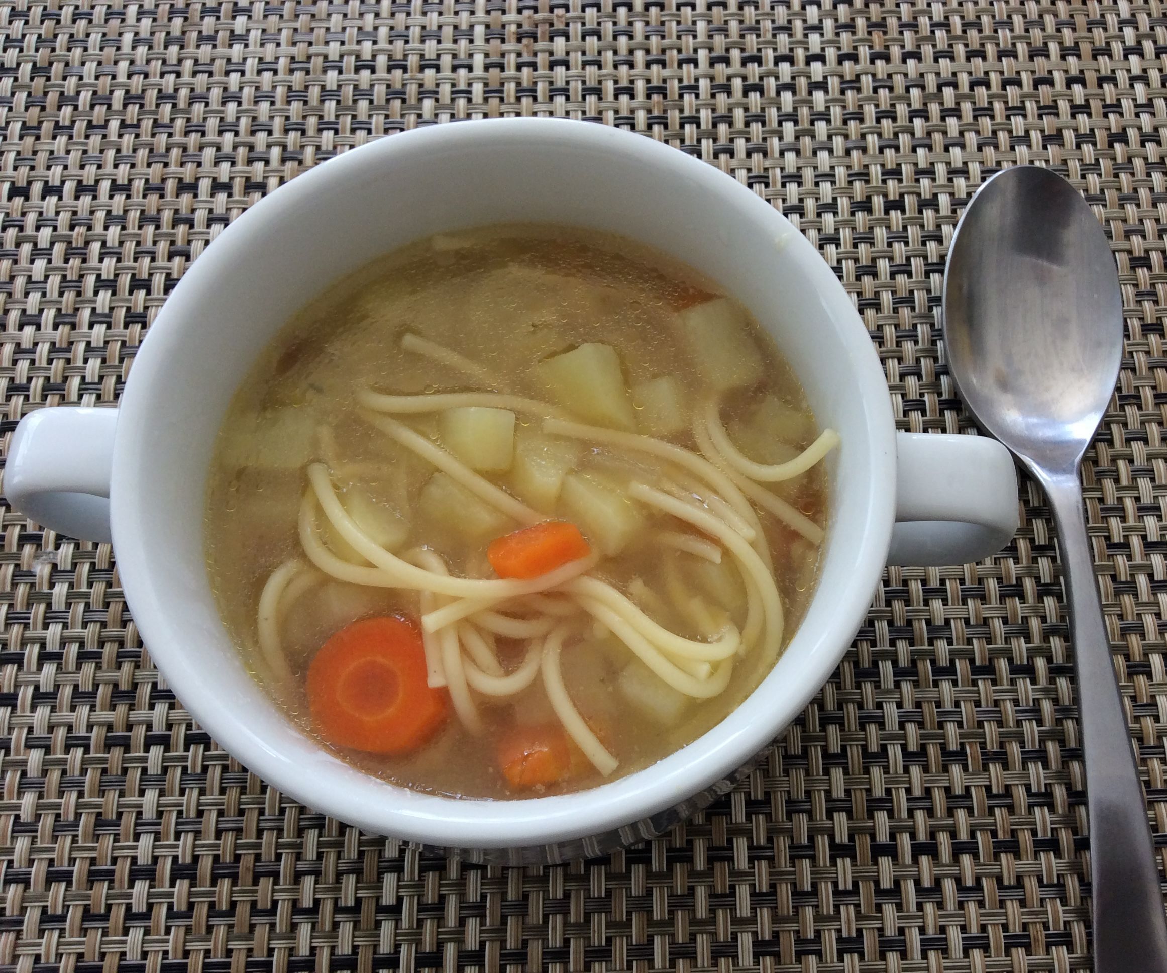 Potato and Spaghetti Soup