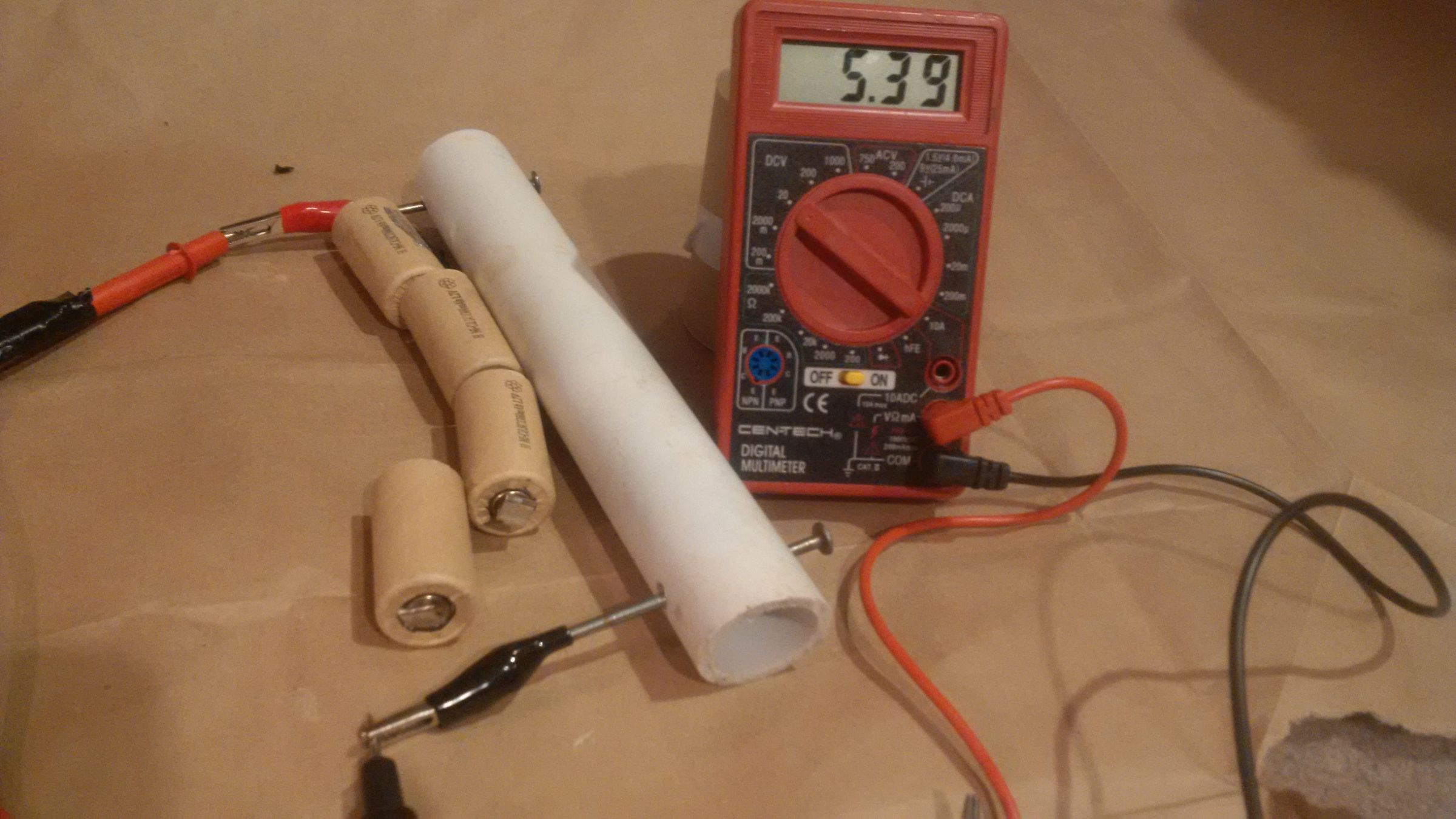 PVC Pipe Battery Holder Instructables