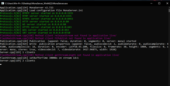 Local RTMP Server