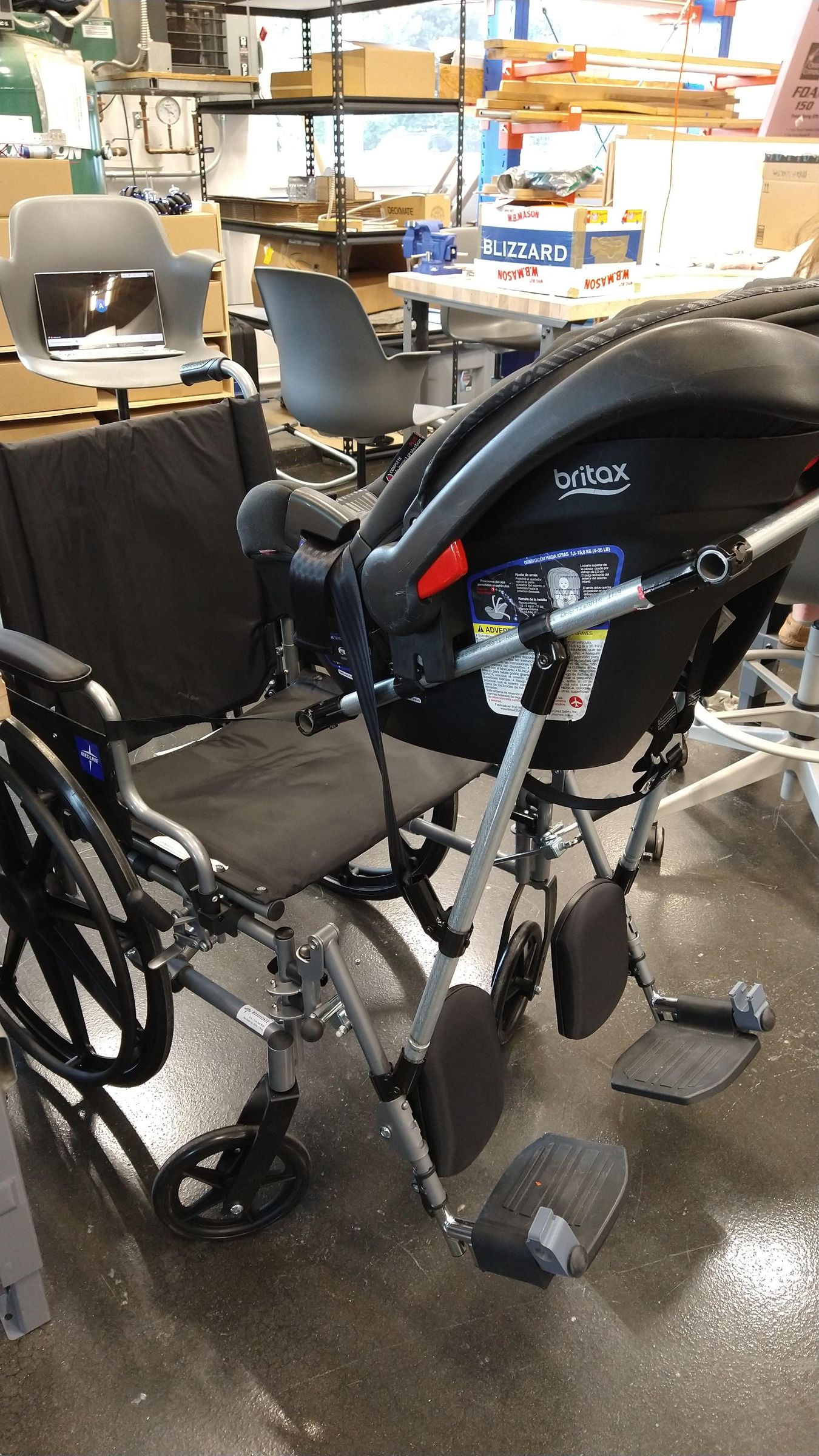WheeStroll Wheelchair Stroller Attachment 6 Steps (with Pictures