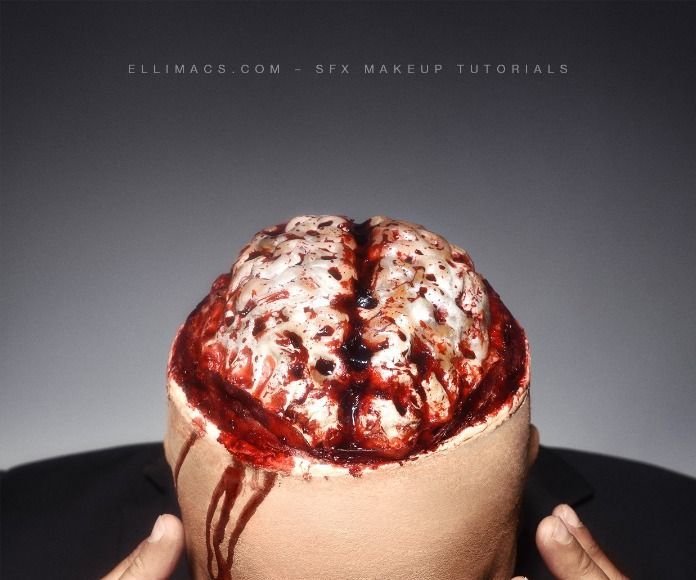 Exposed Brain - SFX Makeup Tutorial