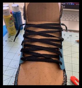 Cardboard Air Jordan 1s Mids That Glow in the Dark : 11 Steps (with ...