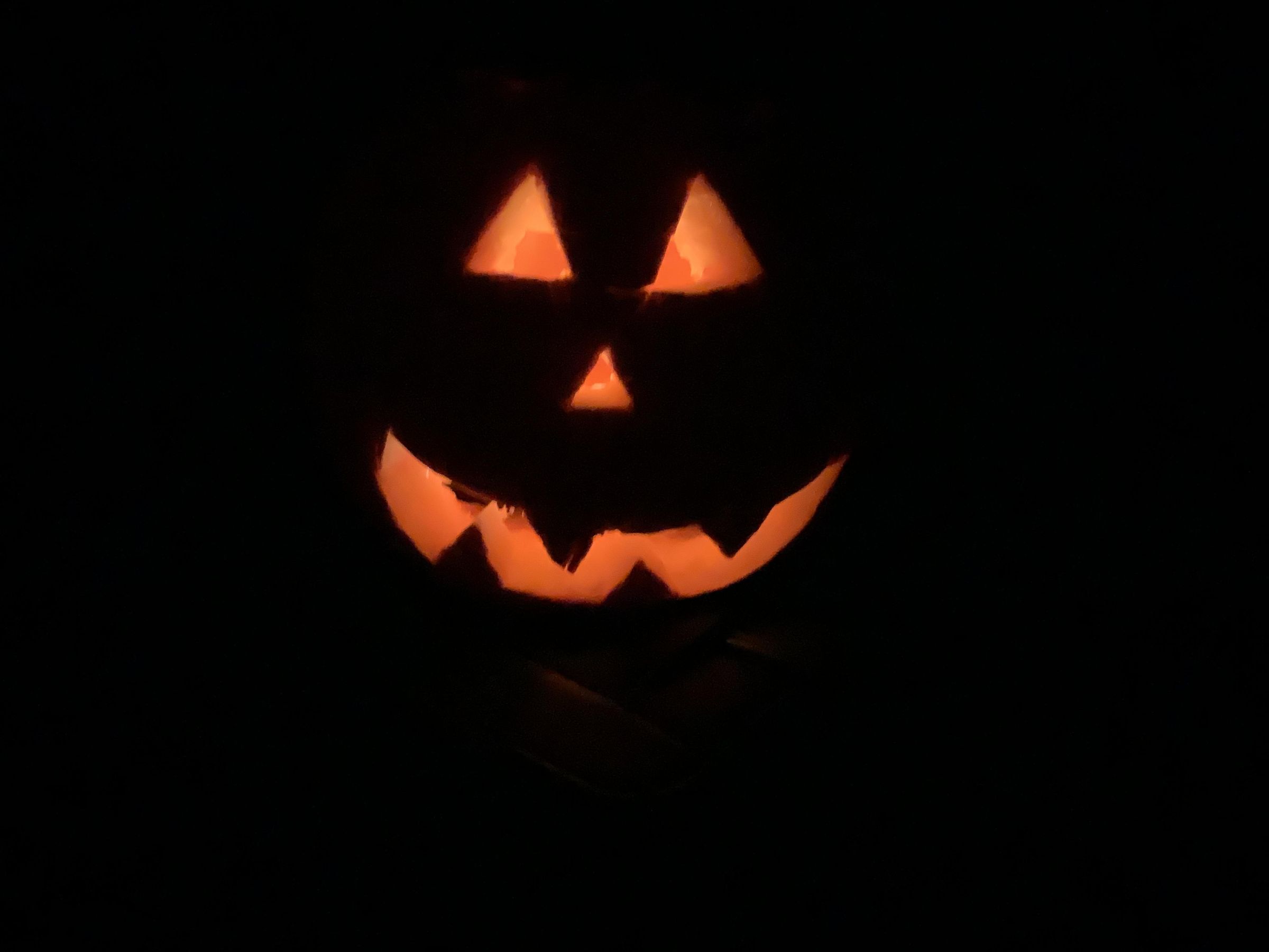 Carved Pumpkin With Teeth