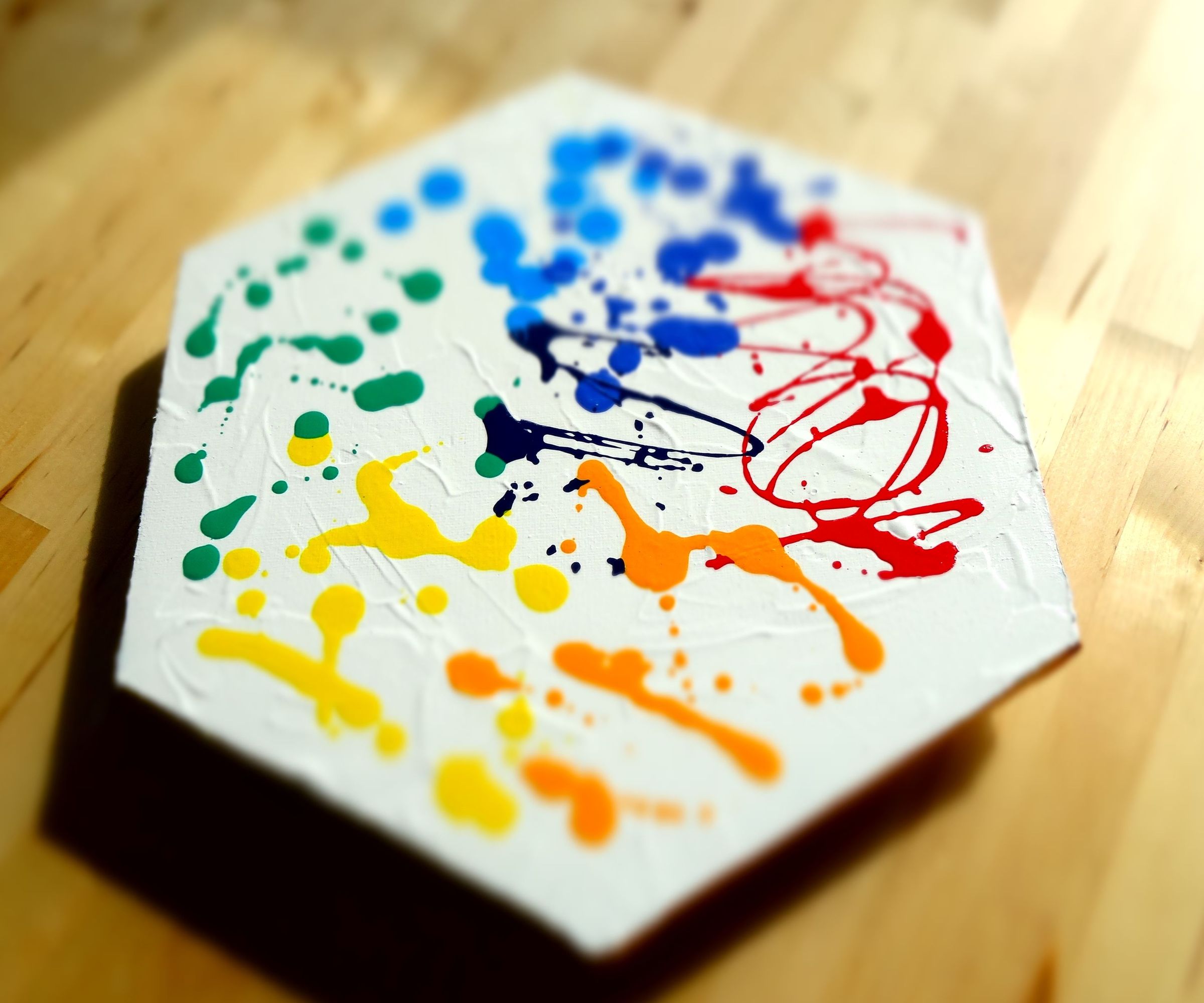 DIY Rainbow Canvas Pad -  How to Make Sound With a Rainbow Colored Canvas and Piezoelectric