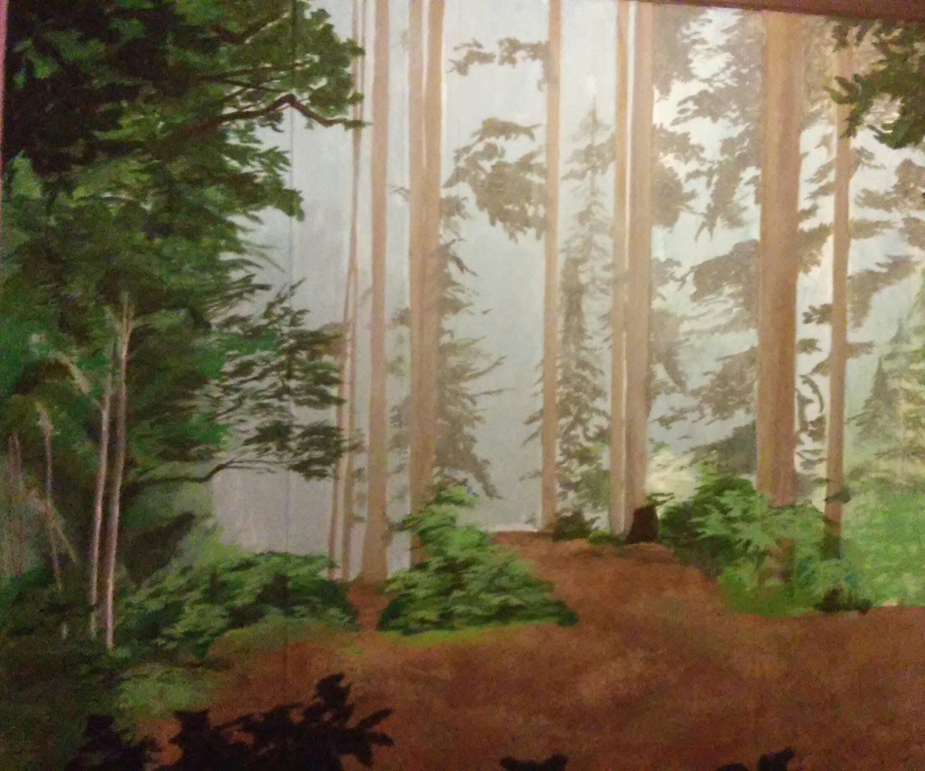 DIY Forest Mural