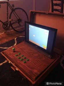 DIY UPCycle Ottoman/Coffee Table/Arcade