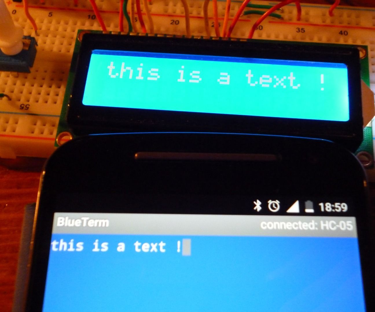 LCD & Bluetooth - Arduino