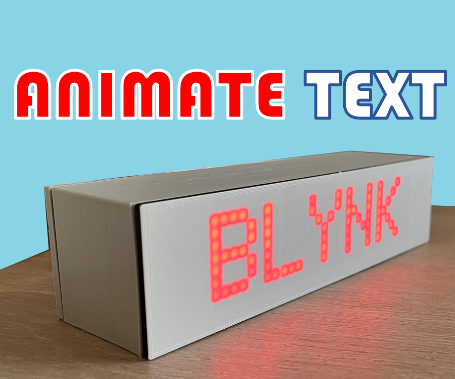 Arduino Mystery Message Box: a DIY Wi-Fi Controlled Text Animator With ...