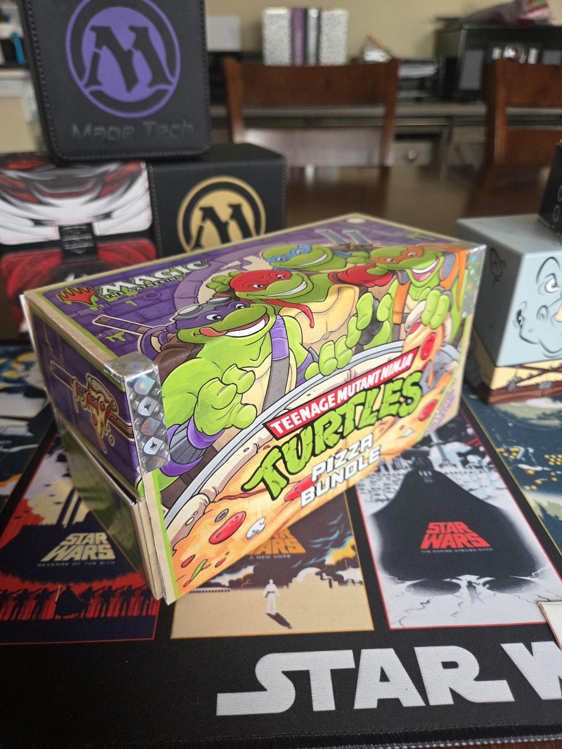 Dual Deck Box Made From the MTG Pizza Bundle (Magic the Gathering