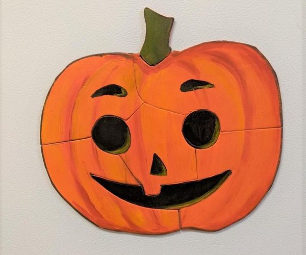 Magnetic Jack-o-Lantern Puzzle