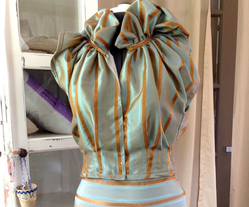 DIY Couture Fashion From Drapes