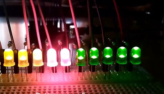 LED Blinking in Various Combination
