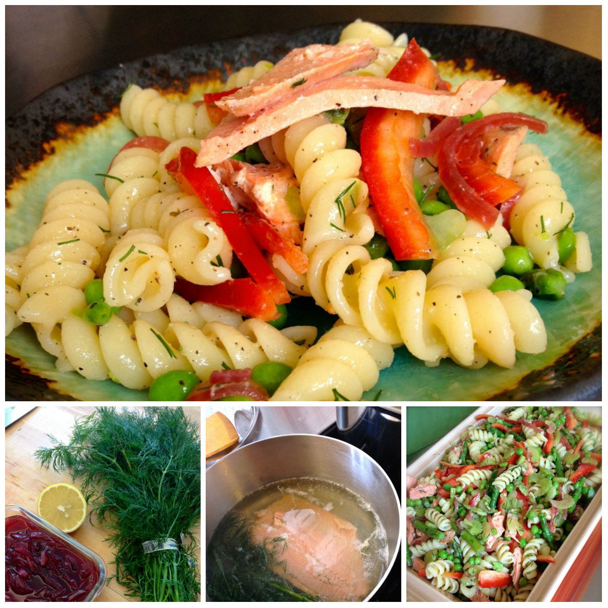 Definitely Dilly Salmon Pasta Salad