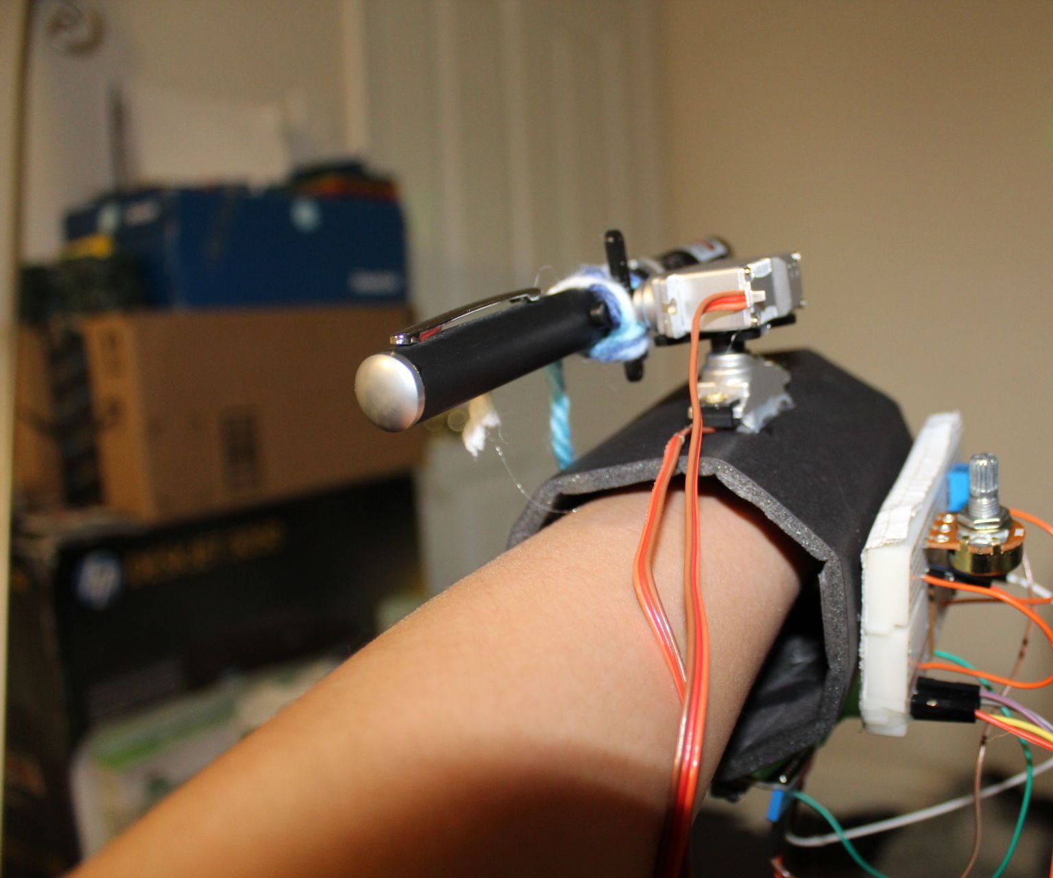 Laser Gauntlet With 2 Axis Gimbal