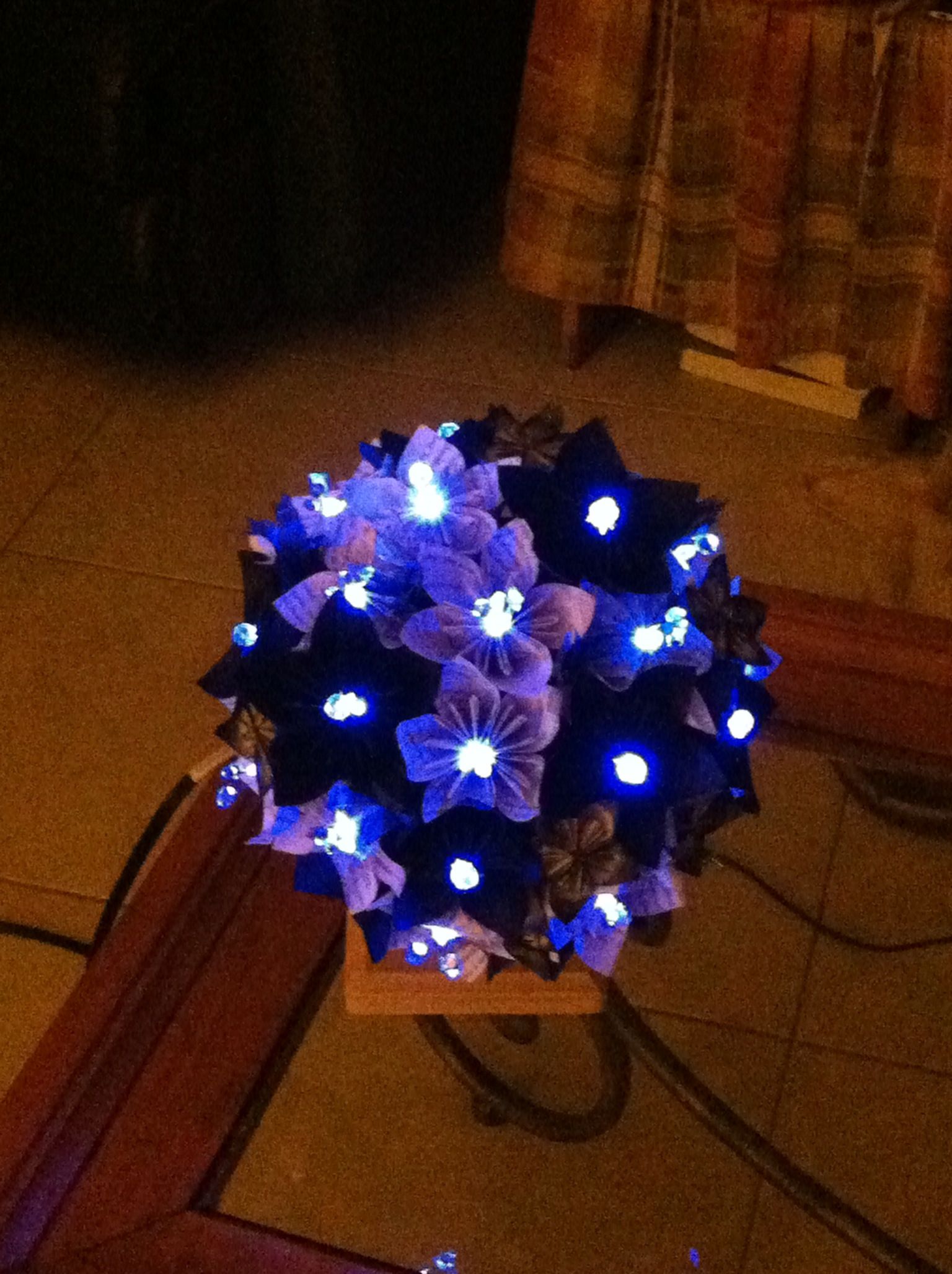 Illuminated Paper Wedding Bouquet (Harry Potter)