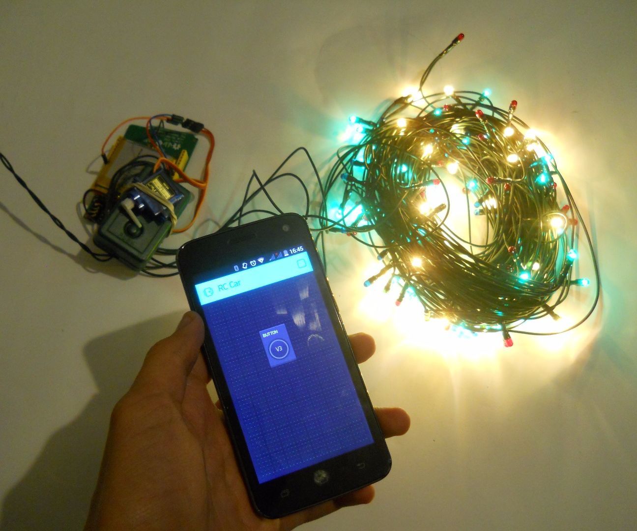 Phone Controlled Christmas Tree Lights