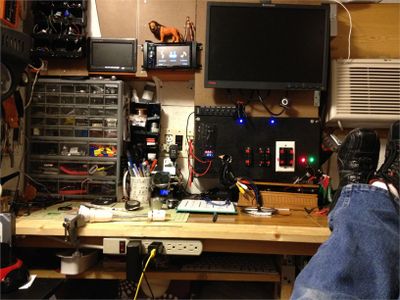 Very Confined (and Messy) Work Area