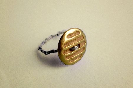 Easy Jewelry Crafts for Kids-diy Button Rings in 3 Steps