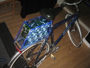 Bike Beer Holder