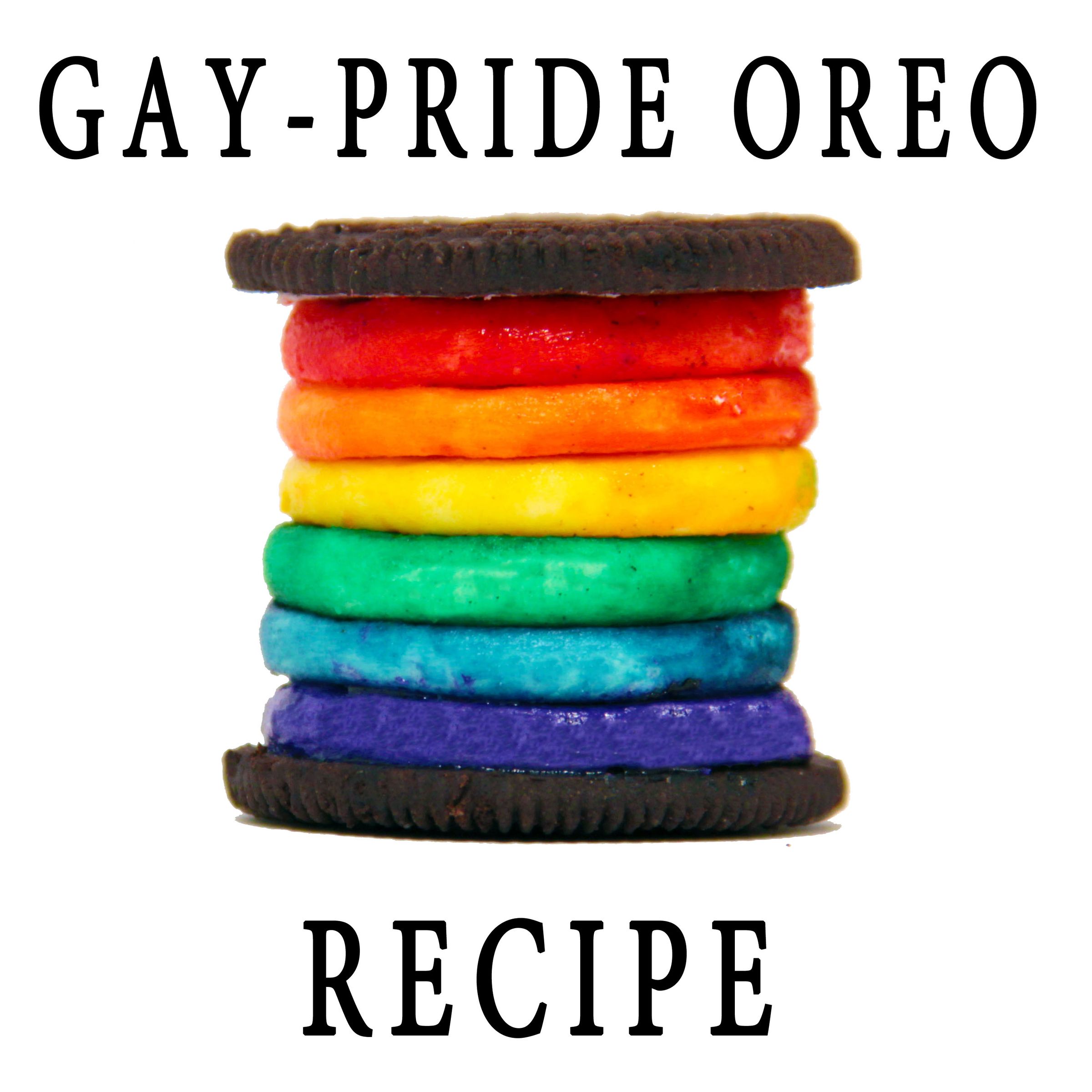 Gay-Pride Oreo Recipe