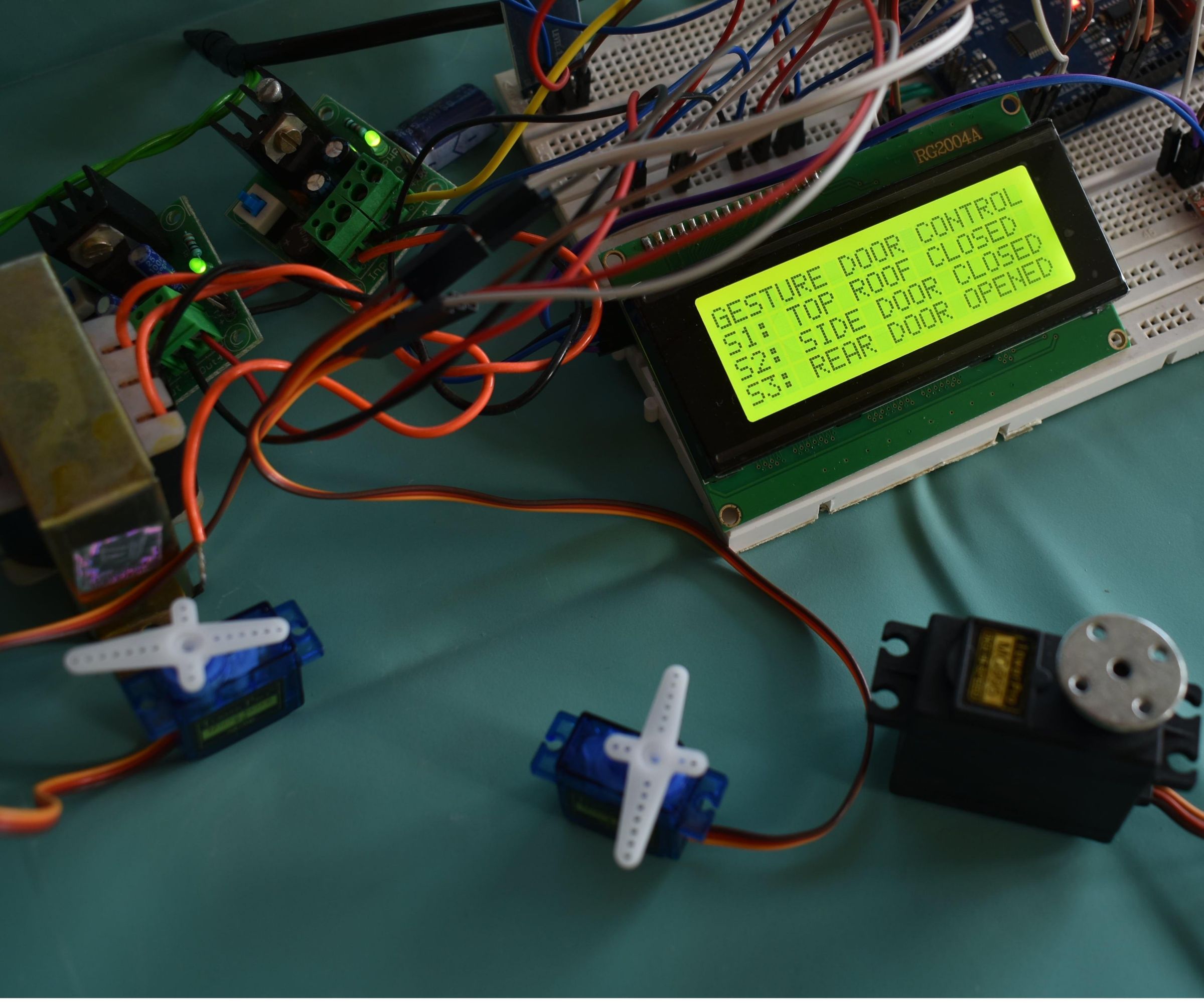 Gesture Controlled Door Using Servo Motor