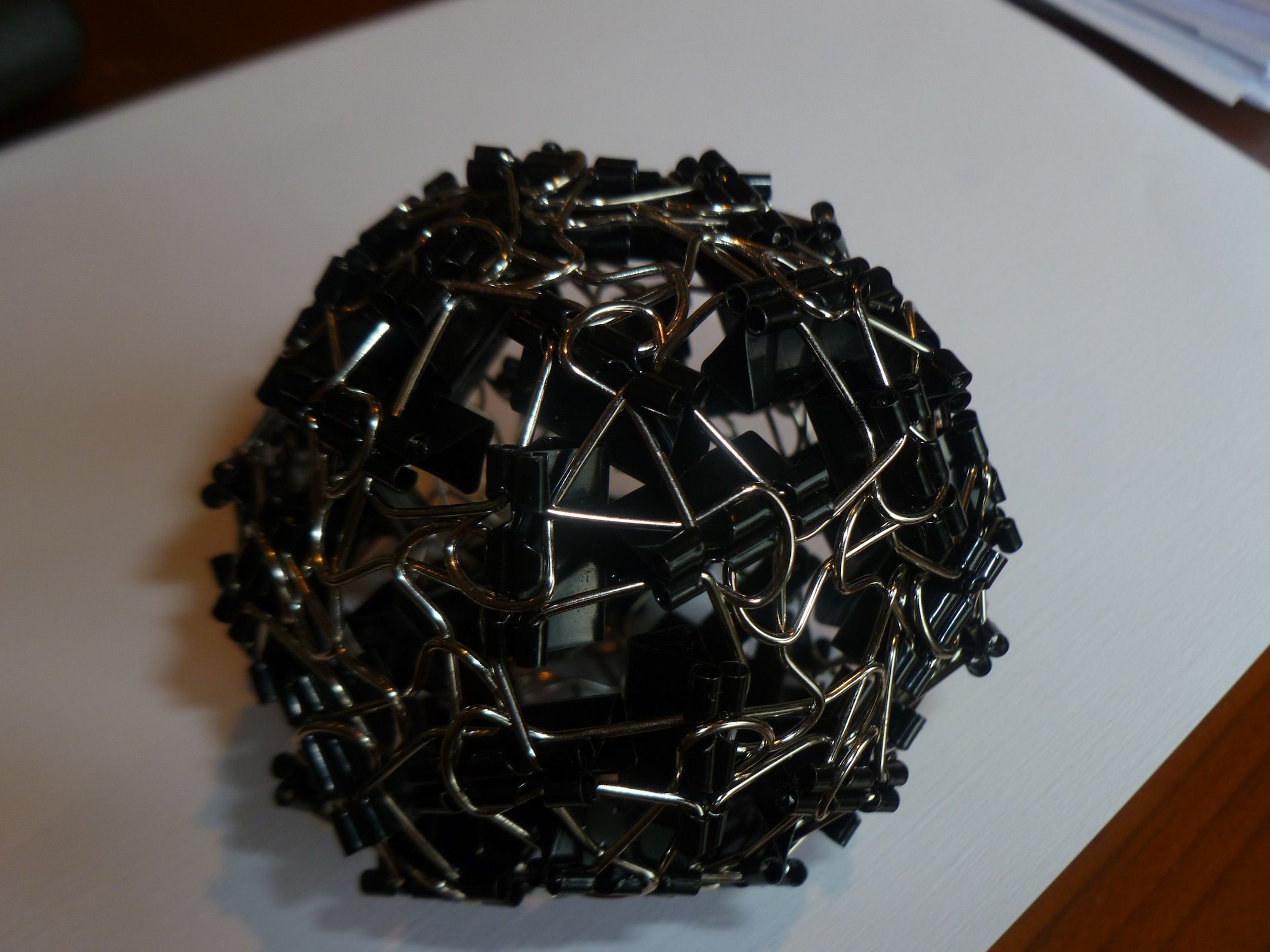 Binder Clip Ball 6 Steps (with Pictures) Instructables