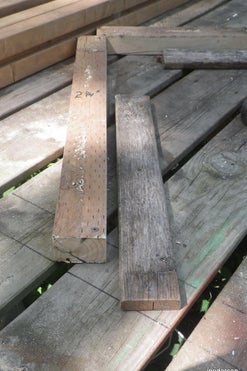 Preparation for Joining Two Fence Panels Together.