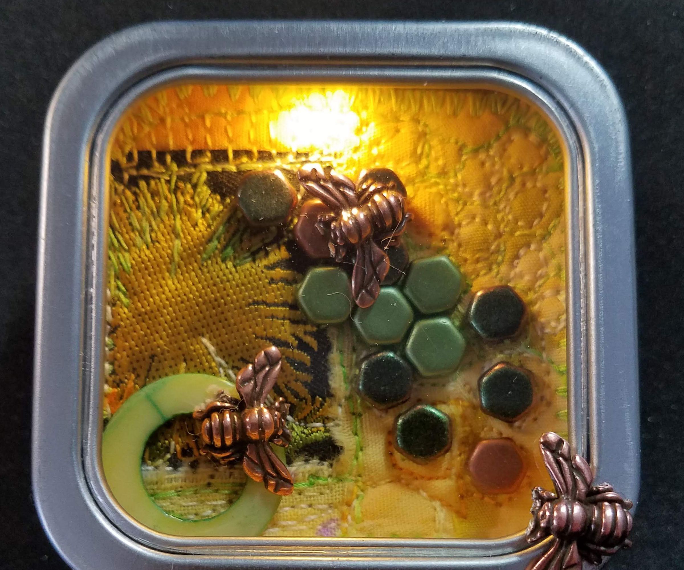 Lit Art in Tiny Tins