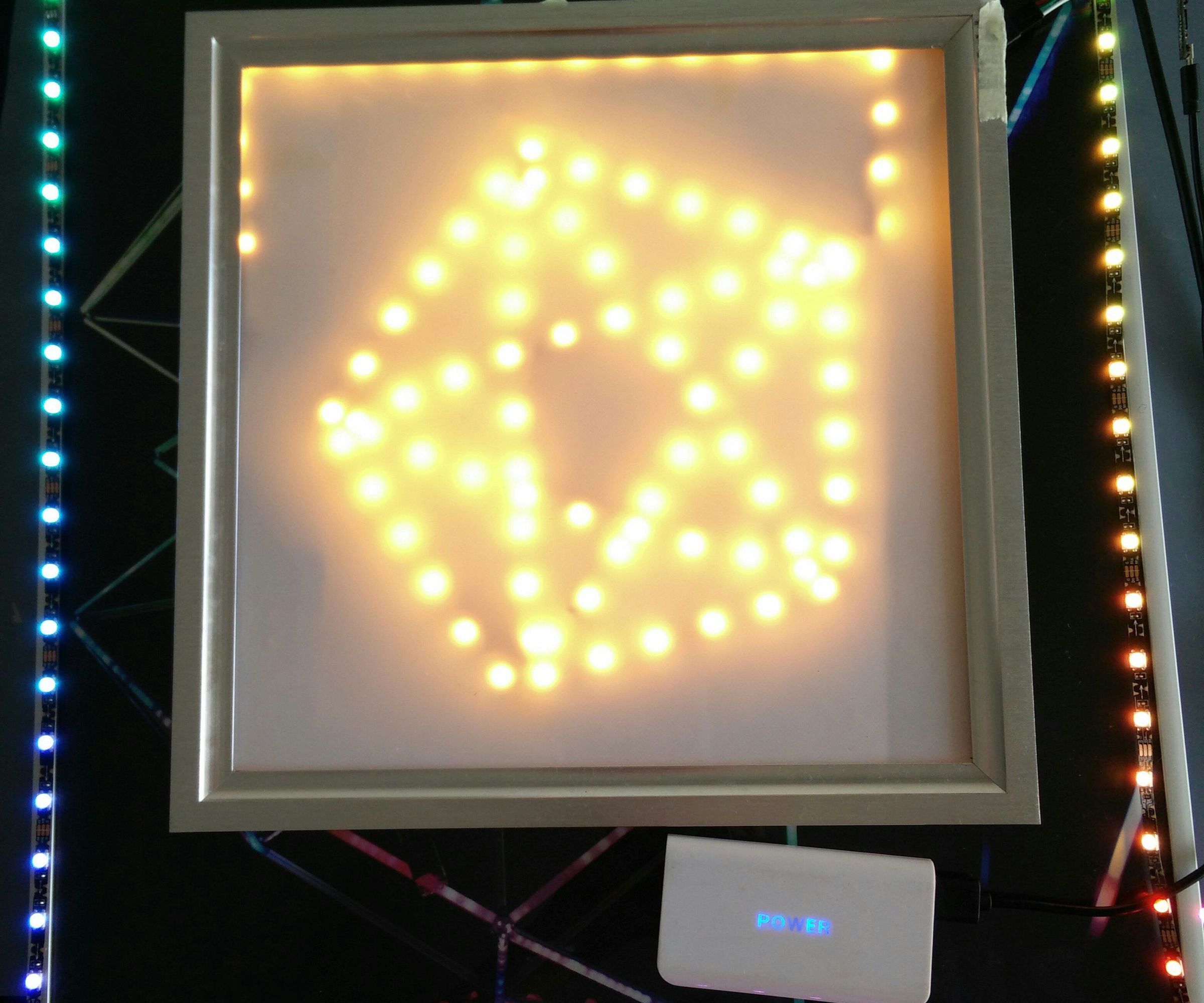 Blinky  Pentagon and the Led Photo Frame