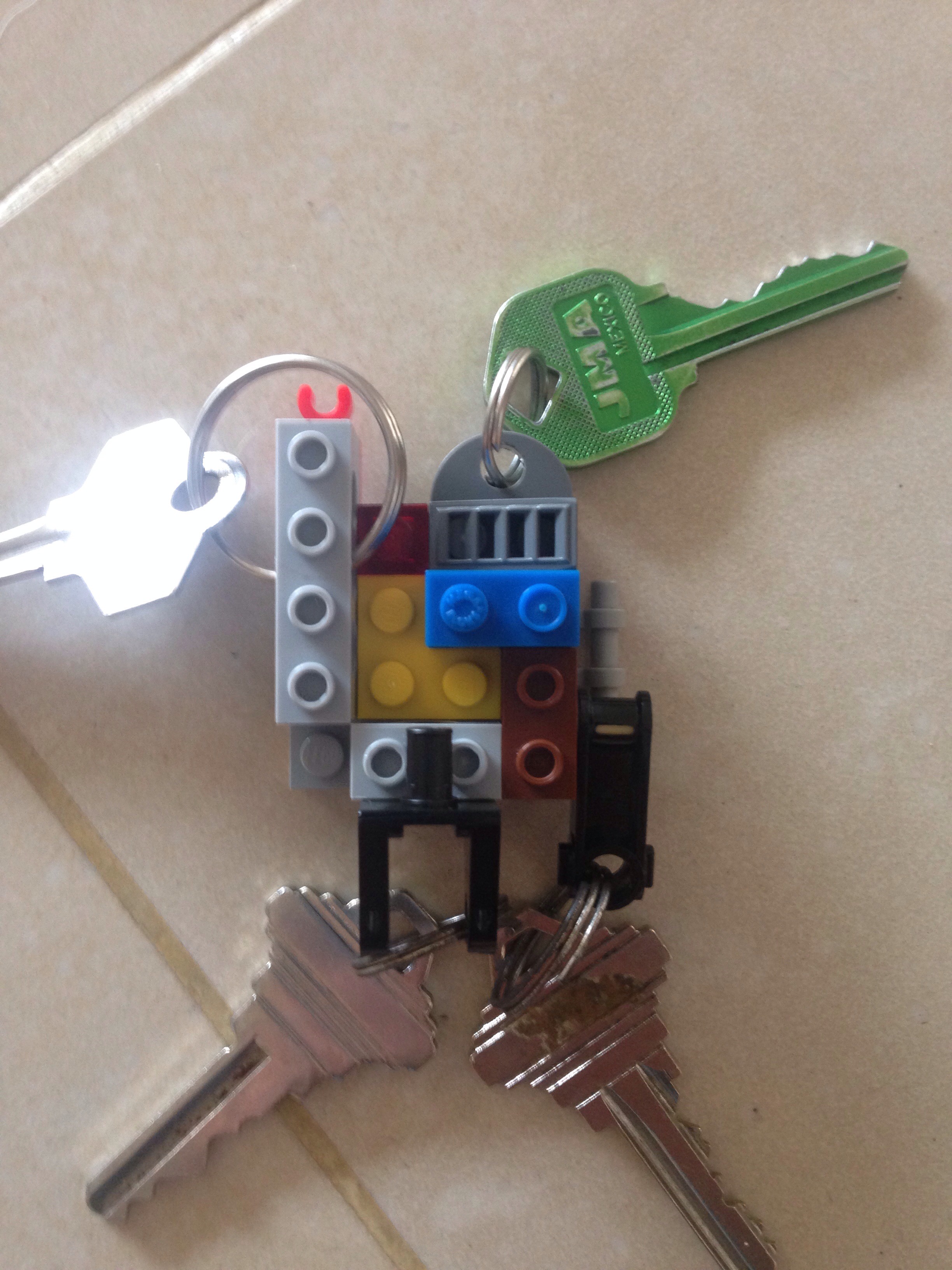 Llavero Piezas De Lego