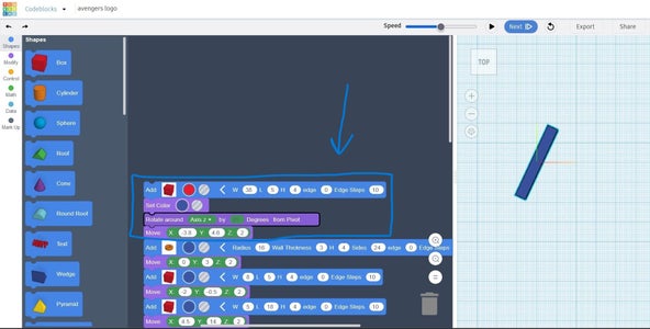 Avengers 3D Logo With Codeblocks : 7 Steps - Instructables