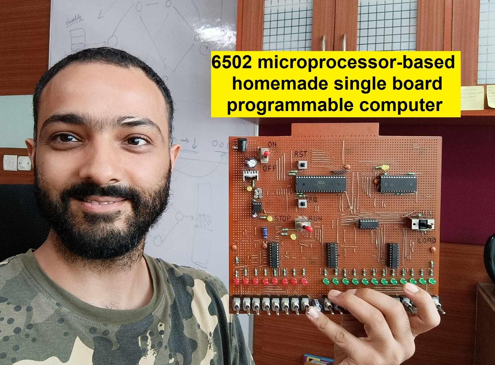 6502 Microprocessor Based Homemade Single Board Computer : 7