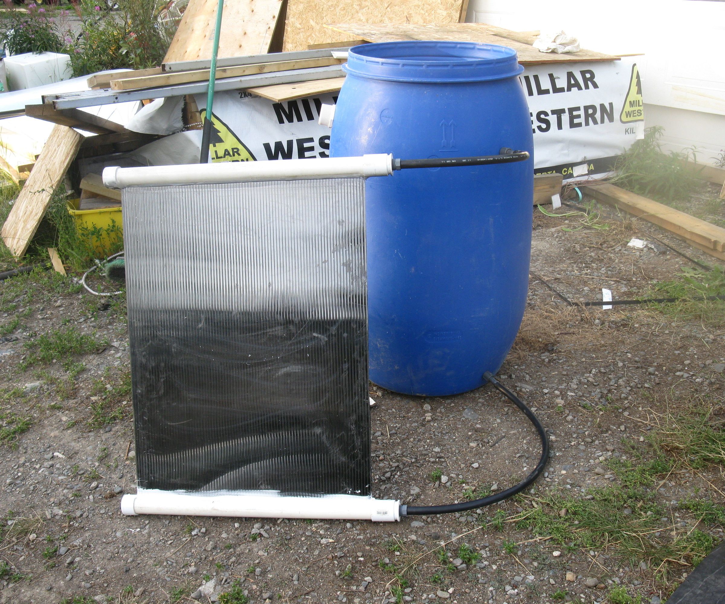 Passive Solar Water Heater