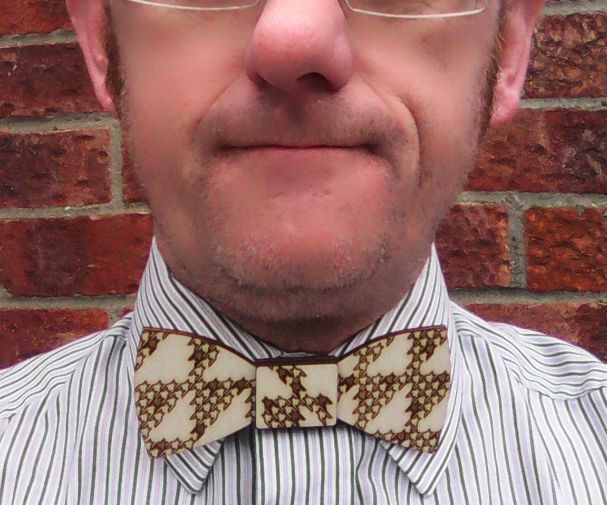 Laser Cut Wooden Bow Tie
